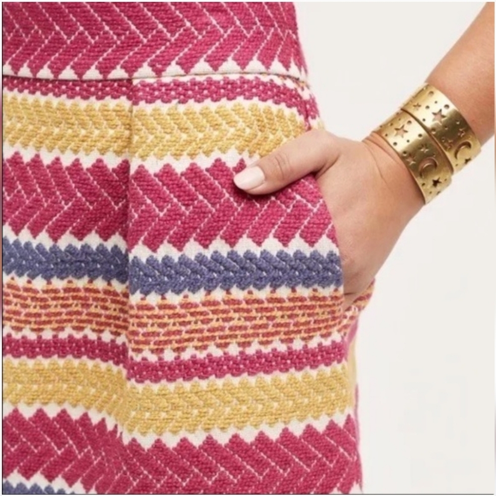 NWT Jacquard Anthropologie Skirt Size Large By Nomad, Morgan Carper.